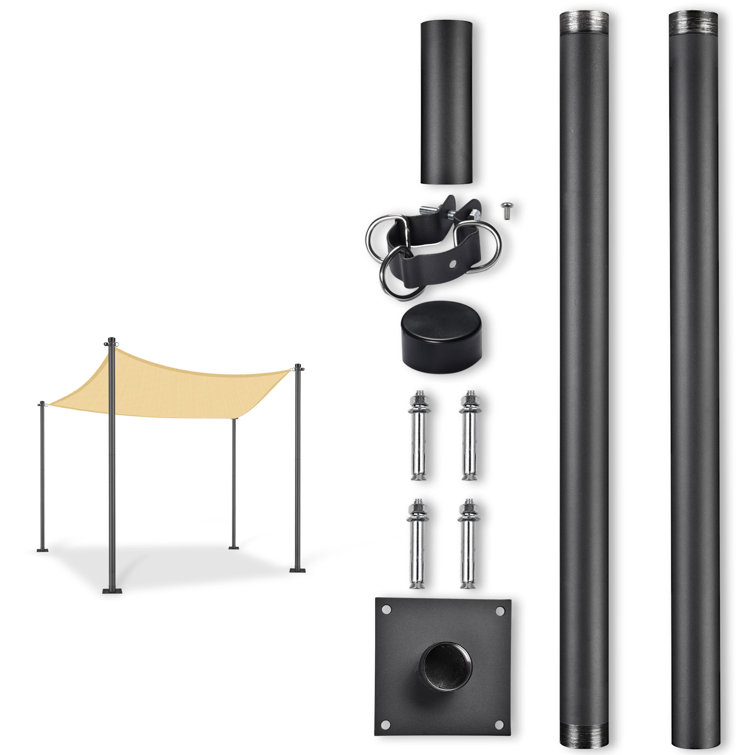 Sail shade shop pole kit